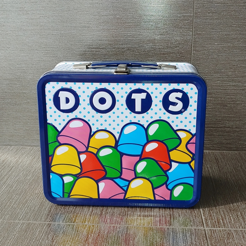 Dots Vintage Embossed Lunchbox - 1990's